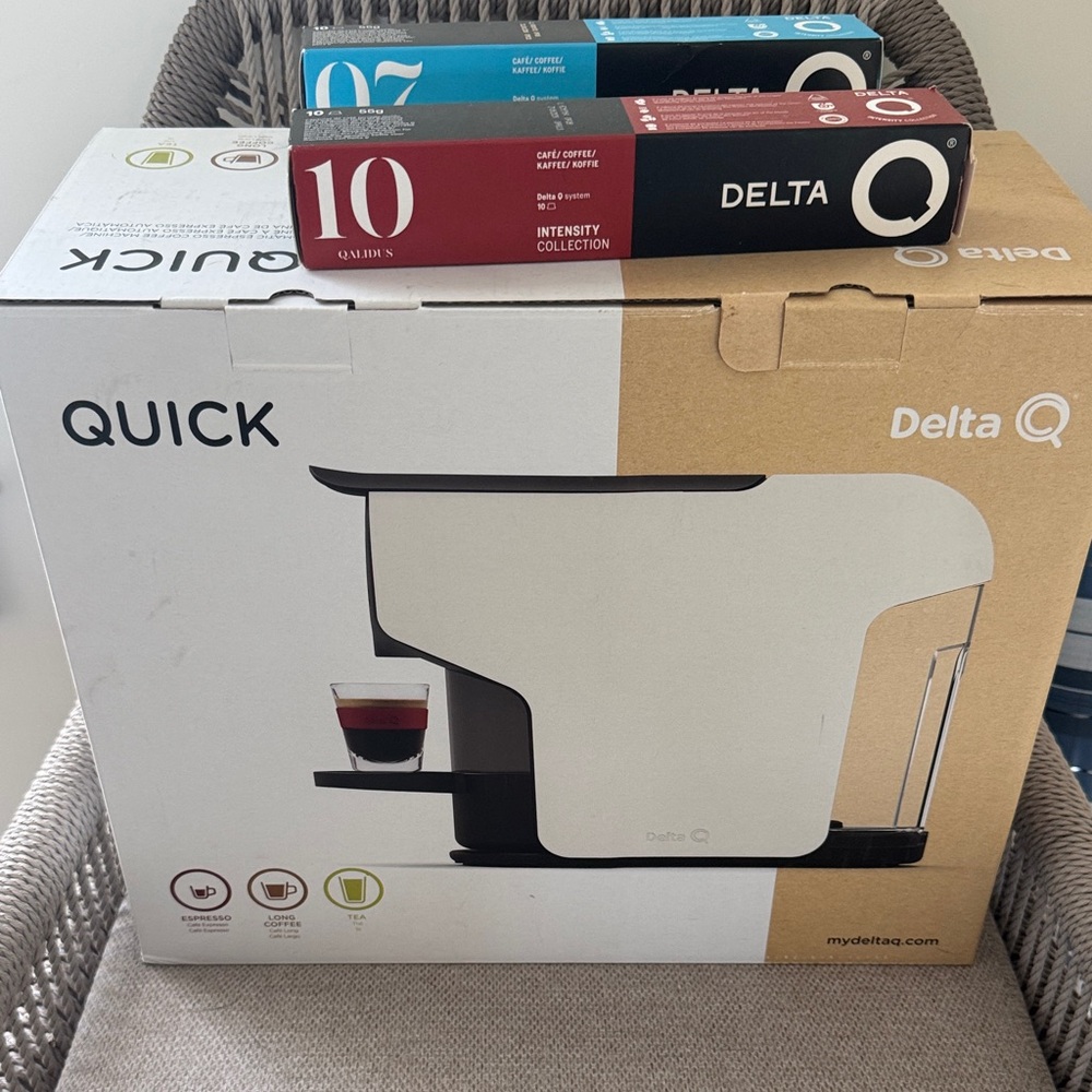 Delta Quick Espresso Machine - White